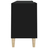 TV-taso musta 150x30x50 cm tekninen puu