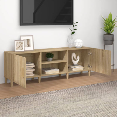 TV-taso Sonoma-tammi 150x30x50 cm tekninen puu