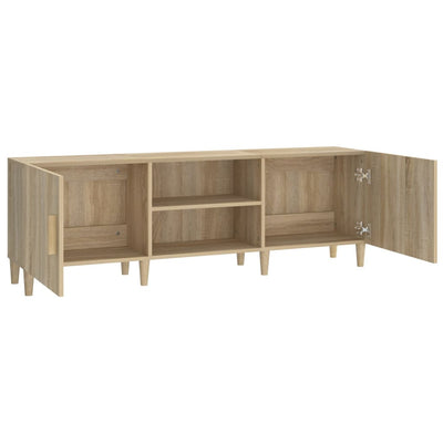 TV-taso Sonoma-tammi 150x30x50 cm tekninen puu
