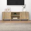 Sonoma-tammi TV-taso 150x30x50 cm teknisestä puusta