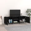 TV-taso musta 150x30x50 cm tekninen puu
