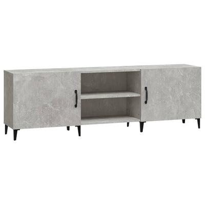 TV-taso betoninharmaa 150x30x50 cm tekninen puu