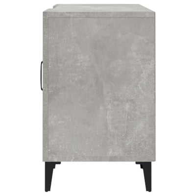 TV-taso betoninharmaa 150x30x50 cm tekninen puu