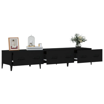TV-taso musta 150x34,5x30 cm tekninen puu