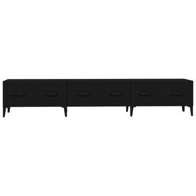 TV-taso musta 150x34,5x30 cm tekninen puu