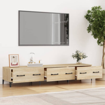 TV-taso Sonoma-tammi 150x34,5x30 cm tekninen puu