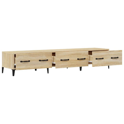 TV-taso Sonoma-tammi 150x34,5x30 cm tekninen puu