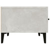 TV-taso betoninharmaa 150x34,5x30 cm tekninen puu