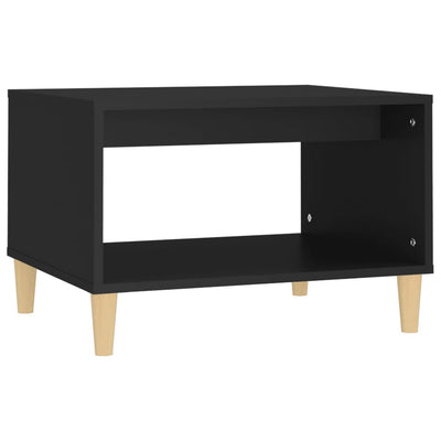 Sohvapöytä musta 60x50x40 cm tekninen puu
