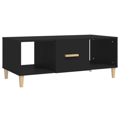 Sohvapöytä musta 102x50x40 cm tekninen puu