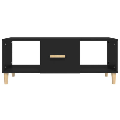 Sohvapöytä musta 102x50x40 cm tekninen puu