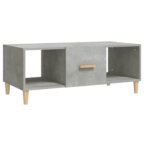 Sohvapöytä betoninharmaa 102x50x40 cm tekninen puu