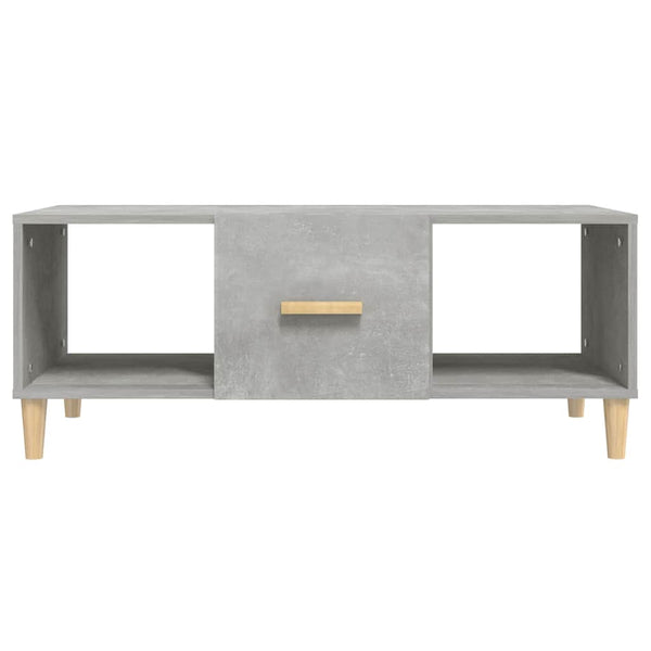 Sohvapöytä betoninharmaa 102x50x40 cm tekninen puu