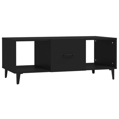 Sohvapöytä musta 102x50x40 cm tekninen puu