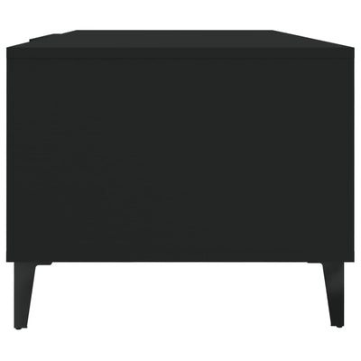 Sohvapöytä musta 102x50x40 cm tekninen puu
