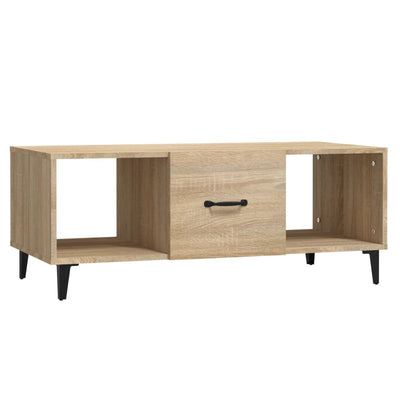 Sohvapöytä Sonoma-tammi 102x50x40 cm tekninen puu
