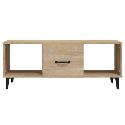 Sohvapöytä Sonoma-tammi 102x50x40 cm tekninen puu