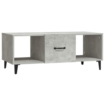 Sohvapöytä betoninharmaa 102x50x40 cm tekninen puu