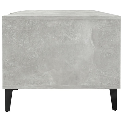 Sohvapöytä betoninharmaa 102x50x40 cm tekninen puu