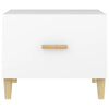 Valkoinen sohvapöydät Cately 50x50x40cm (2 kpl, puinen)