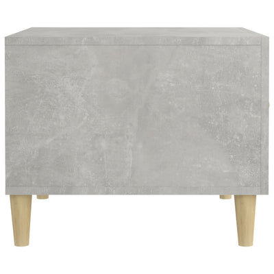 Sohvapöydät 2 kpl betoninharmaa 50x50x40 cm tekninen puu