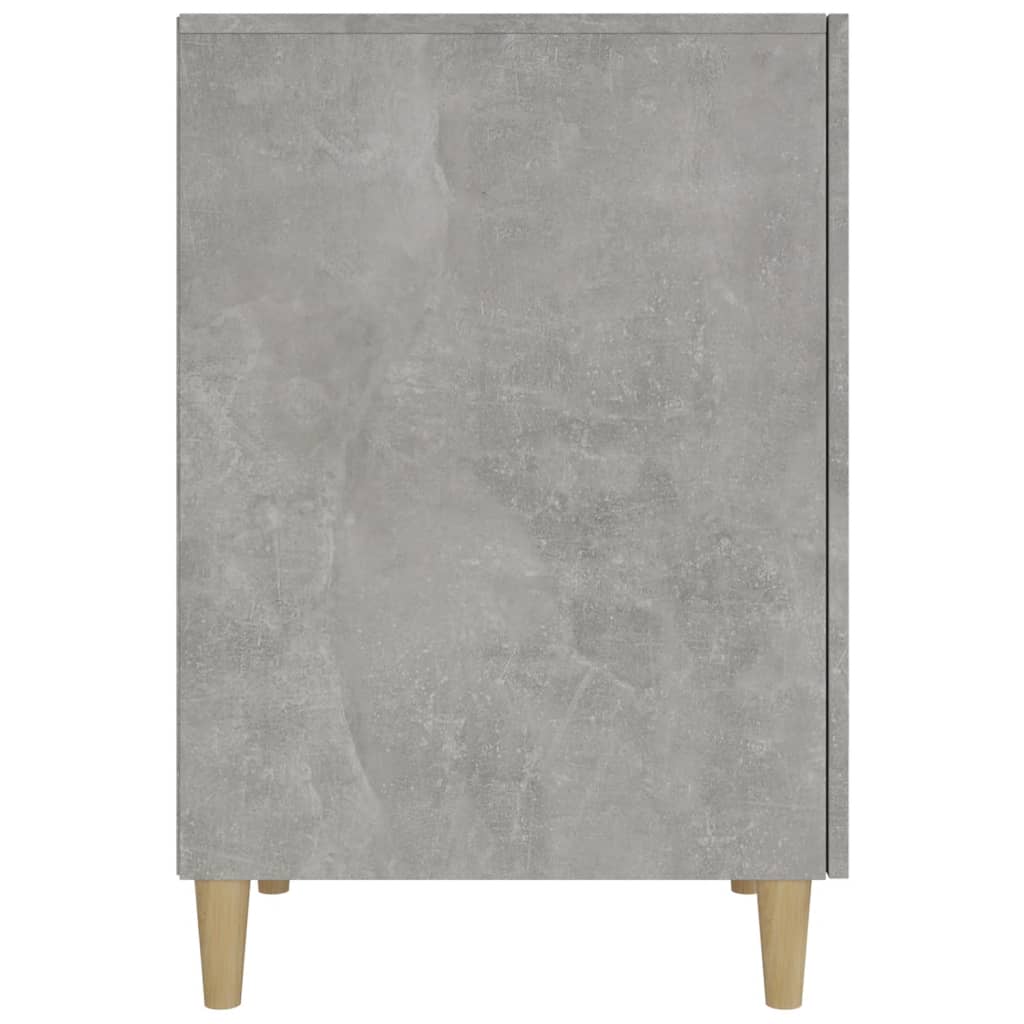 Betoninharmaa työpöytä Cimpoeriu 140x50x75cm (puinen)