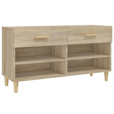 Kenkäkaappi Sonoma-tammi 102x35x55 cm tekninen puu