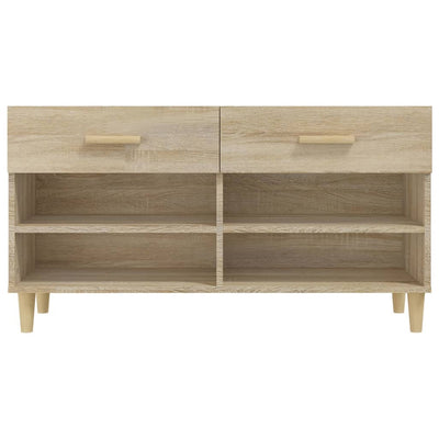 Kenkäkaappi Sonoma-tammi 102x35x55 cm tekninen puu