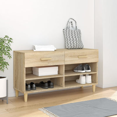 Kenkäkaappi Sonoma-tammi 102x35x55 cm tekninen puu