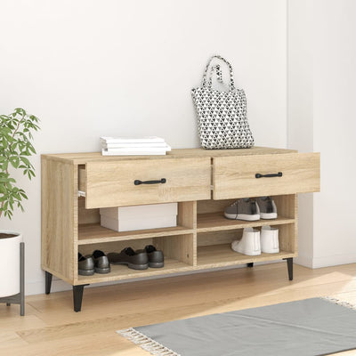 Kenkäkaappi Sonoma-tammi 102x35x55 cm tekninen puu