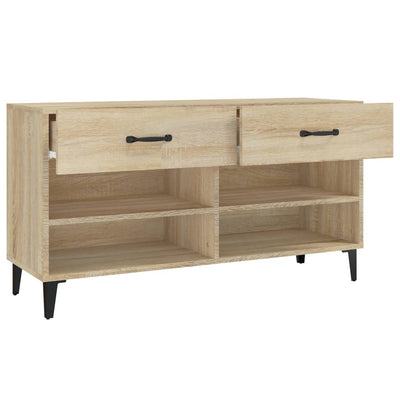 Kenkäkaappi Sonoma-tammi 102x35x55 cm tekninen puu