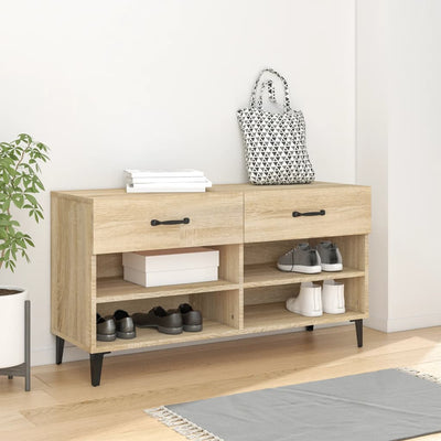 Kenkäkaappi Sonoma-tammi 102x35x55 cm tekninen puu