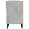 Kenkäkaappi betoninharmaa 102x35x55 cm tekninen puu