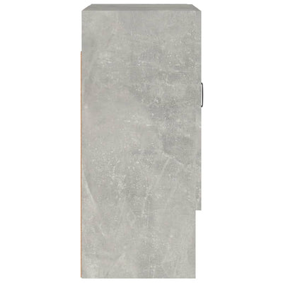 Seinäkaappi betoninharmaa 60x31x70 cm tekninen puu