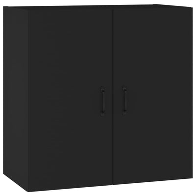 Seinäkaappi musta 60x31x60 cm tekninen puu