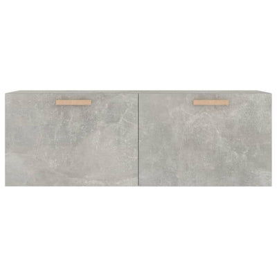 Seinäkaappi betoninharmaa 100x36,5x35 cm tekninen puu