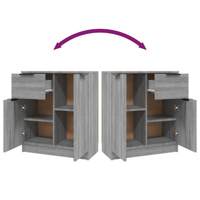 Senkki harmaa Sonoma 60x30x70 cm tekninen puu