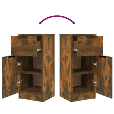 Senkit 2 kpl savutammi 30x30x70 cm tekninen puu