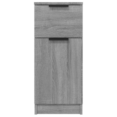 Senkit 2 kpl harmaa Sonoma 30x30x70 cm tekninen puu
