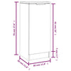 Senkit 2 kpl savutammi 30x30x70 cm tekninen puu