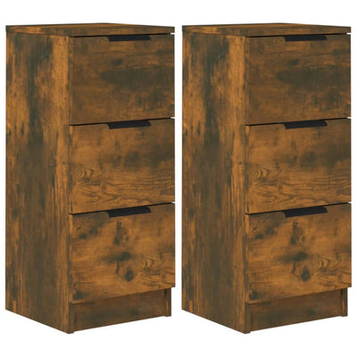 Senkit 2 kpl savutammi 30x30x70 cm tekninen puu