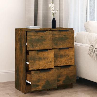 Senkit 2 kpl savutammi 30x30x70 cm tekninen puu