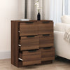 Senkit 2 kpl ruskea tammi 30x30x70 cm tekninen puu