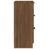 Senkit 2 kpl ruskea tammi 30x30x70 cm tekninen puu