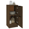 Senkit 2 kpl ruskea tammi 30x30x70 cm tekninen puu