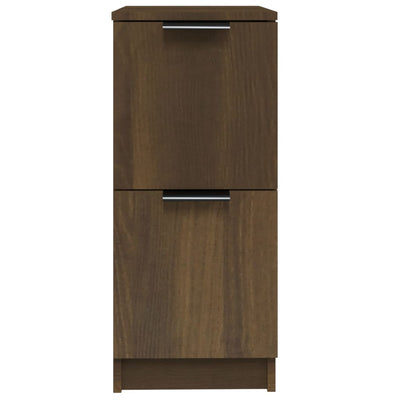 Senkit 2 kpl ruskea tammi 30x30x70 cm tekninen puu