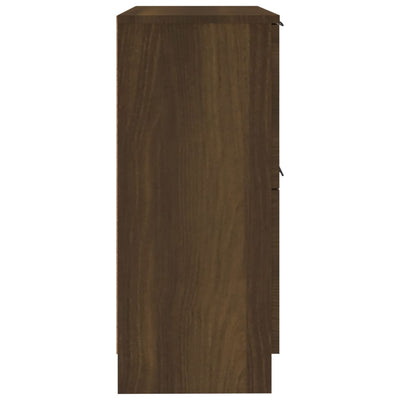 Senkit 2 kpl ruskea tammi 30x30x70 cm tekninen puu