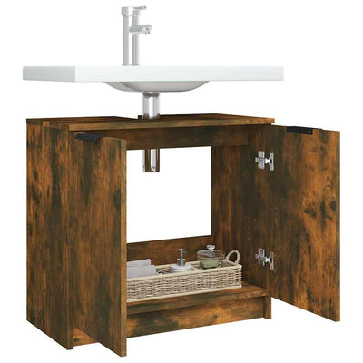 Savutammi kylpyhuoneen kaappi Hervey 64,5x33,5x59cm (puinen)