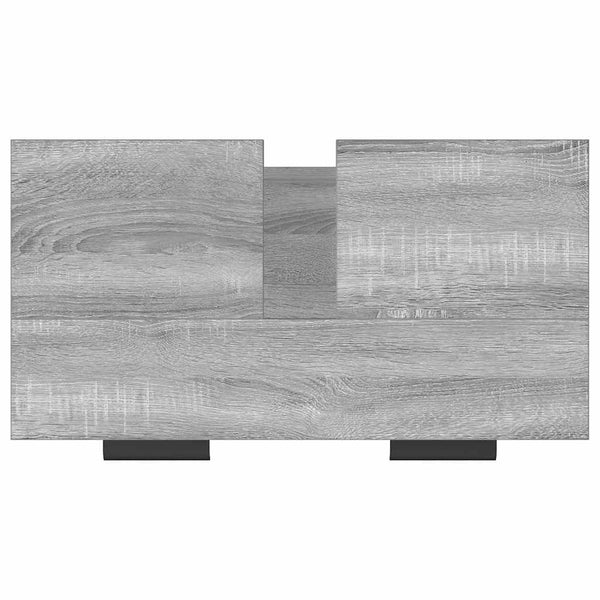 Kylpyhuoneen kaappi harmaa Sonoma 64,5x33,5x59 cm tekninen puu