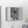 Harmaa kylpyhuoneen peilikaappi Ghadib 64x20x67cm (sonoma)